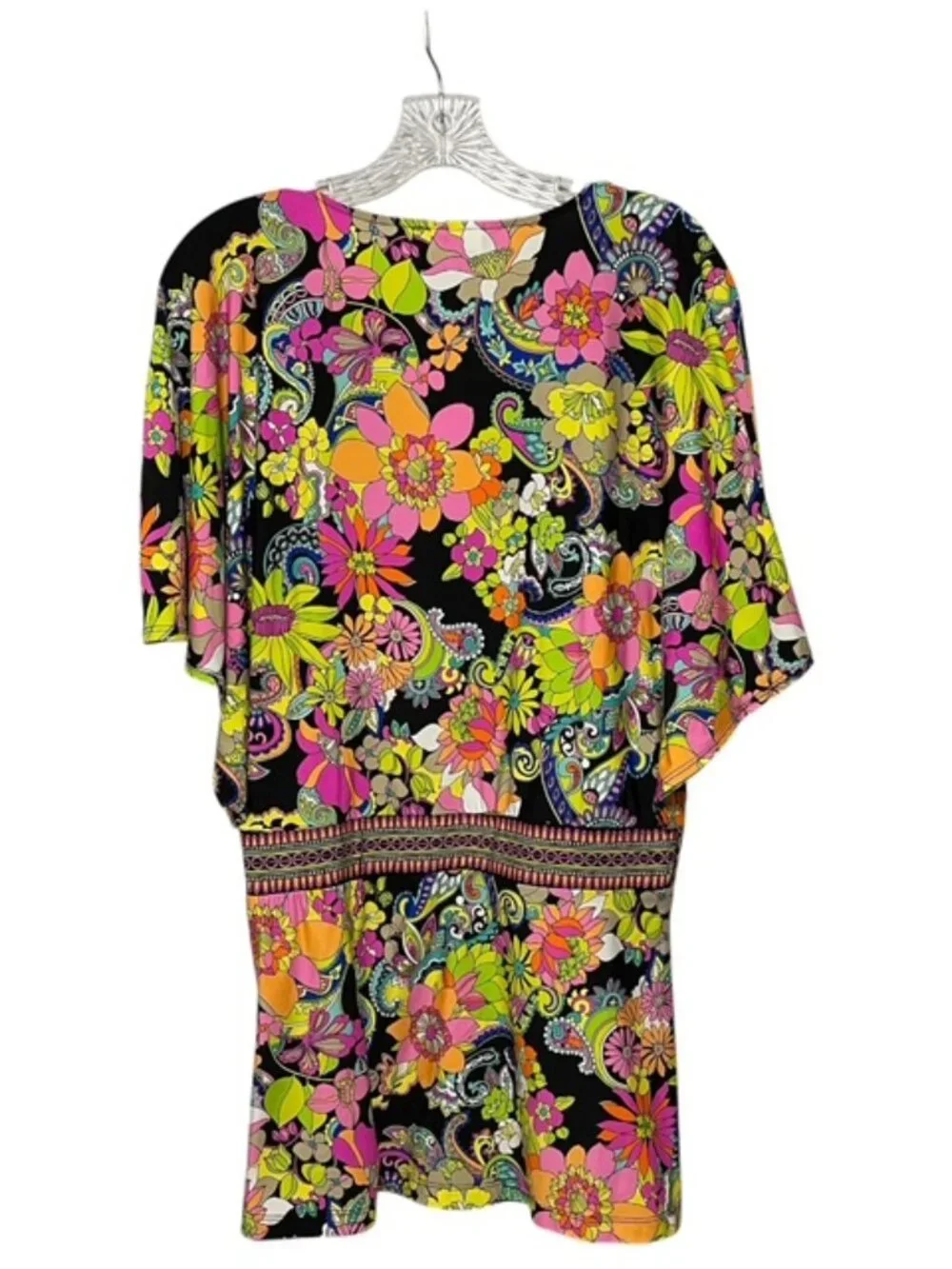 Trina Turk Small Abstract Print Swim Coverup EUC - Picture 3 of 6